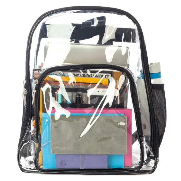 Customized Heavy Duty Transparent PVC School Backpack Bag for Transparent School Bag
