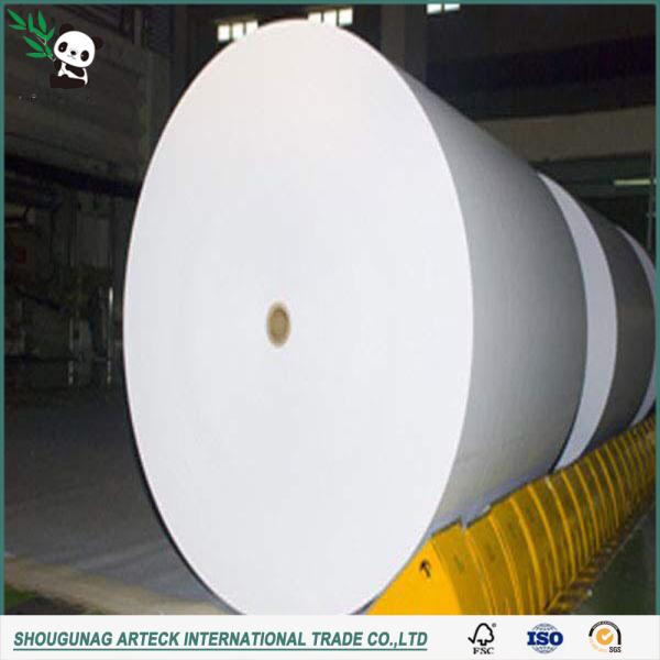 Papel de copia de 80 gramos Jumbo Roll para impresión de pedido personalizado hecho de celulosa virgen