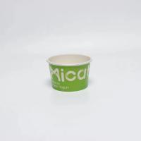 Fazer Papel Bowl Ice Cream Cup lançável snack taça de sorvete taça de embalagem taça de filme duplo PE
