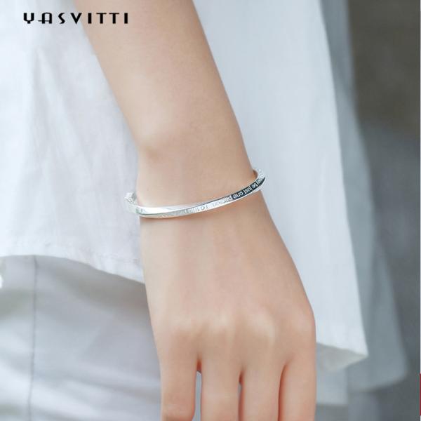 0.06m 4.5g соединяют ODM браслетов Bangle браслета тумака стерлинговый серебряный