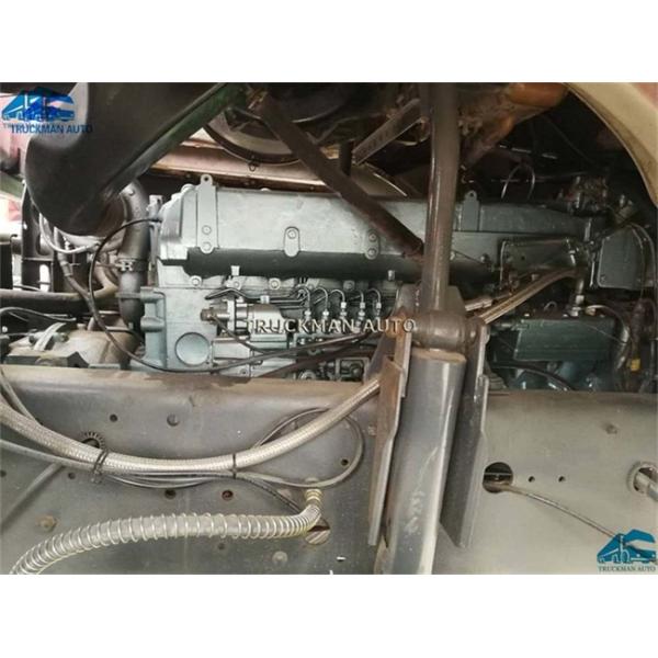 25-30 Tons Used Commercial Trucks , Second Hand Tractor 371hp Hw76 Model Cabin