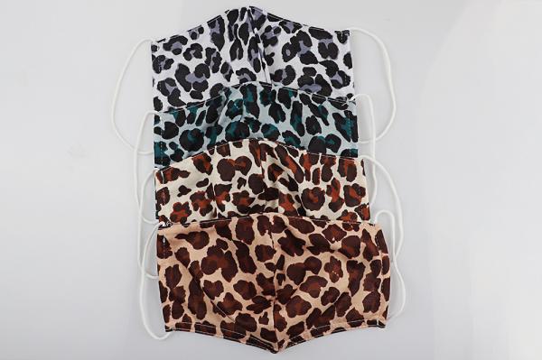 Fashion woven Leopard fabric cotton Face Mask,winter face mask,against Dust mask