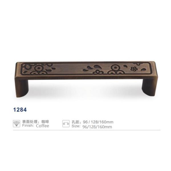 Mobília antiga/café liga de zinco do armário/punho 96/128/160mm da porta/gaveta