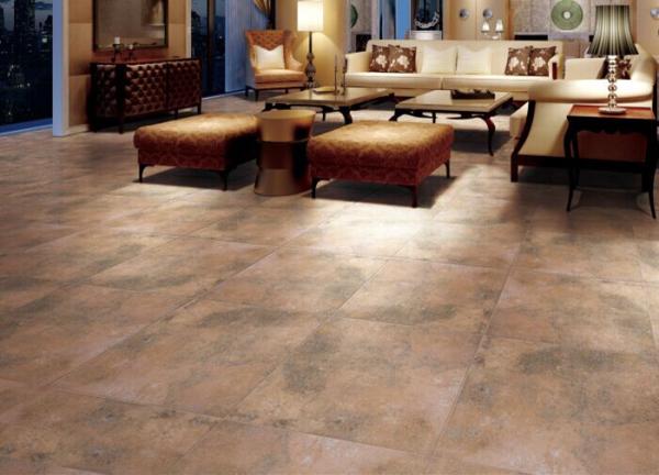 Matte Surface Marble Effect Ceramic Wall Tiles , Cement Style Tiles