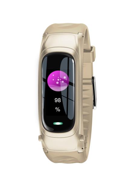B6 NFCHealth que monitora Smartwatch com fone de ouvido 0,96 Inc TPU do bluetooth
