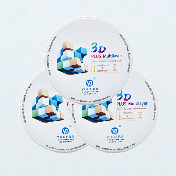 6 система цифров CADCAM пробела Zirconia слоя разнослоистая зубоврачебная филируя