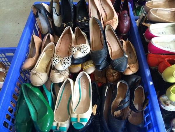 used shoes/woman shoes exported in bale
