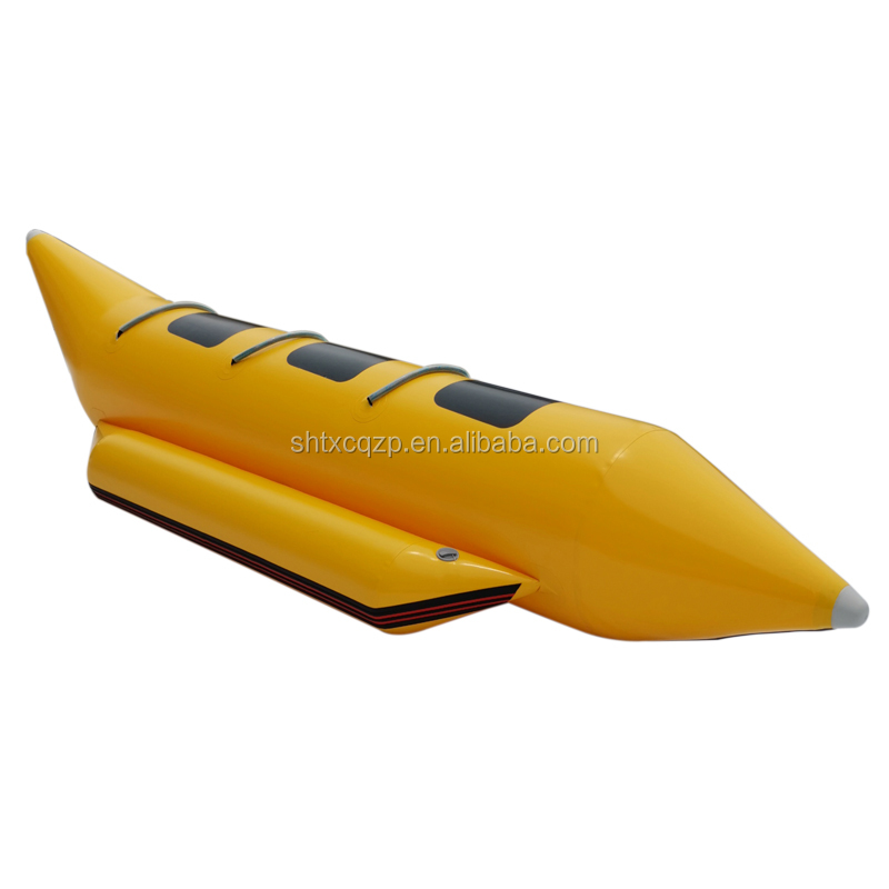 Custom 0.9mm PVC Tarpaulin Boat Towable Tube Water Games China Manufacturer