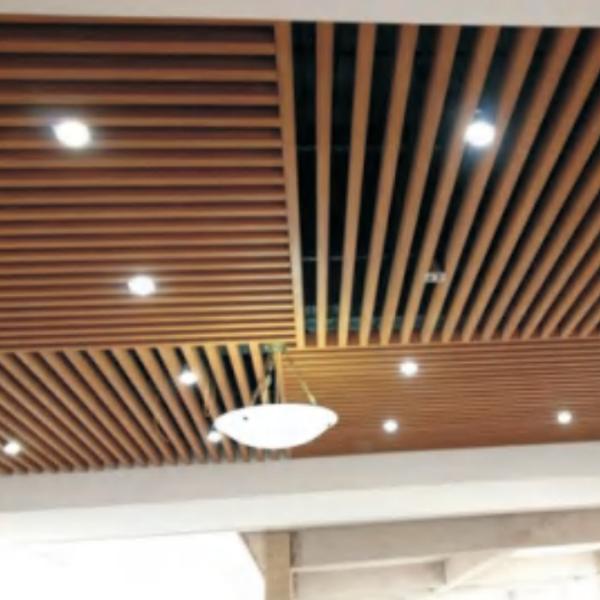 Durable & Elegant U Shaped Aluminium Strip Ceiling Systems PE PVDF Coated