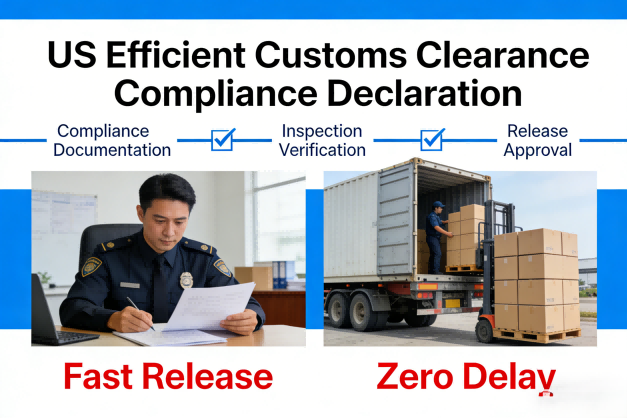 US Efficient Customs Clearance Compliance Declaration Fast Release   Zero   Delay