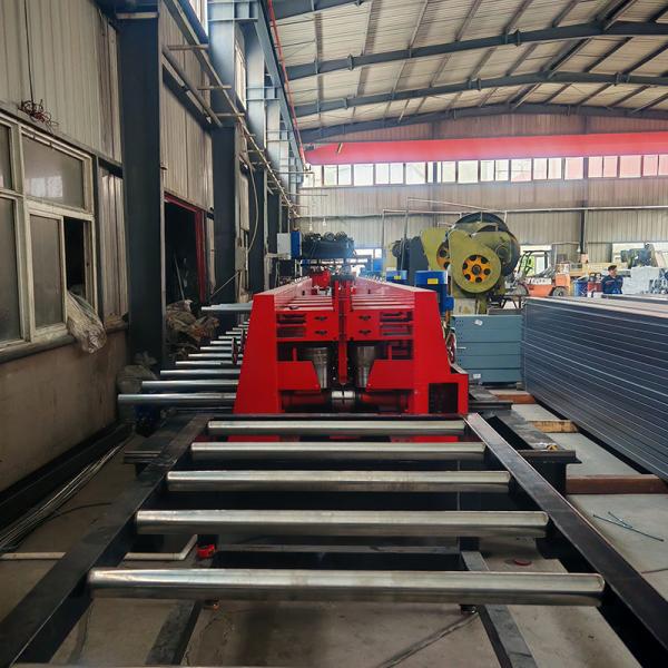 Máquina de moldeado de rollo de bandejas de cable de 100 mm-600 mm 220V/380V Máquina de bandejas de cable de voltaje