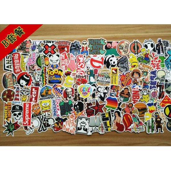 Classic Fashion Style Graffiti Cool Stickers Non Toxic For Moto Car / Suitcase