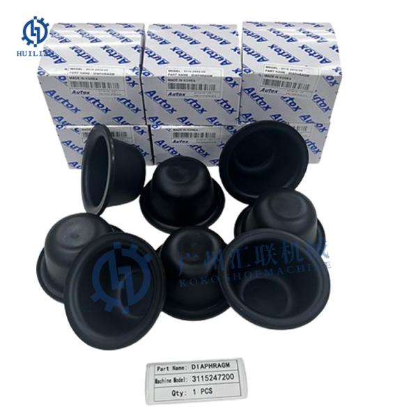 3115182201 3115192602 3115247200 Membrane d'accumulation de diaphragme pour le forage à la roche d'Atlas Copco