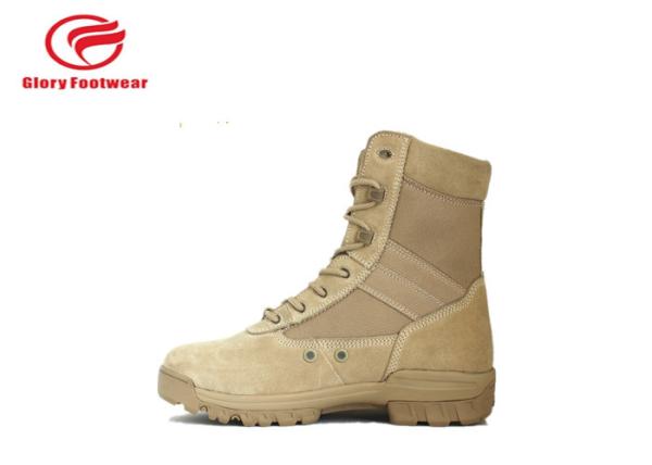 Paratrooper Stylish Lightweight Steel Toe Military Boots With Outsole Rubber