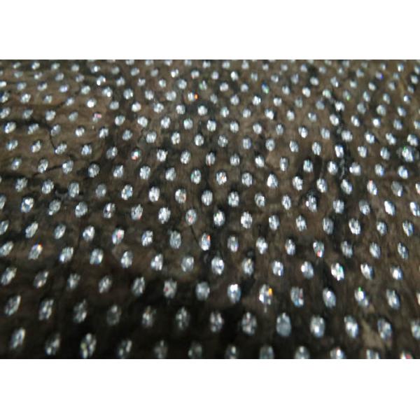 1.38m Width Faux Perforated Leather Fabric For Shoes Bags Clothing