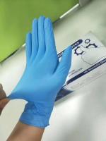 Gants protecteurs de nitriles pourpres jetables résistants chimiques
