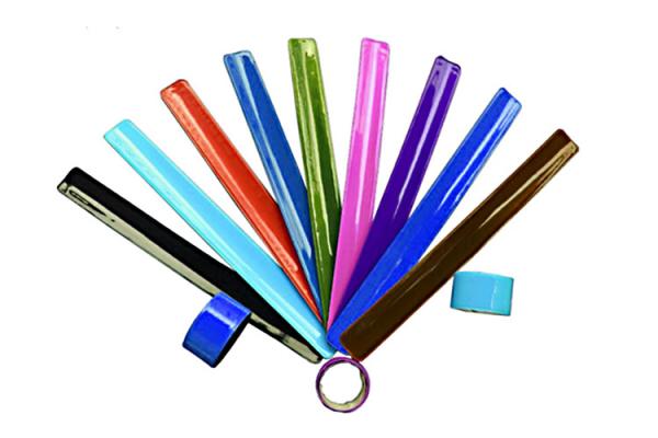 Magic Applauded Reflective Slap Bands Eco Friendly High Safety At Night