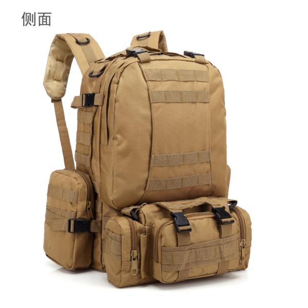 Sac à dos en tissu oxford 55L 600D étanche à l'eau et à l'humidité pour les activités sportives