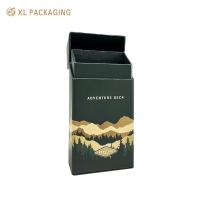 Boîte à cigarettes imprimée en couleurs boîte cadeau de finition matte boîte d'emballage en papier à couvercle pliable pour cadeaux