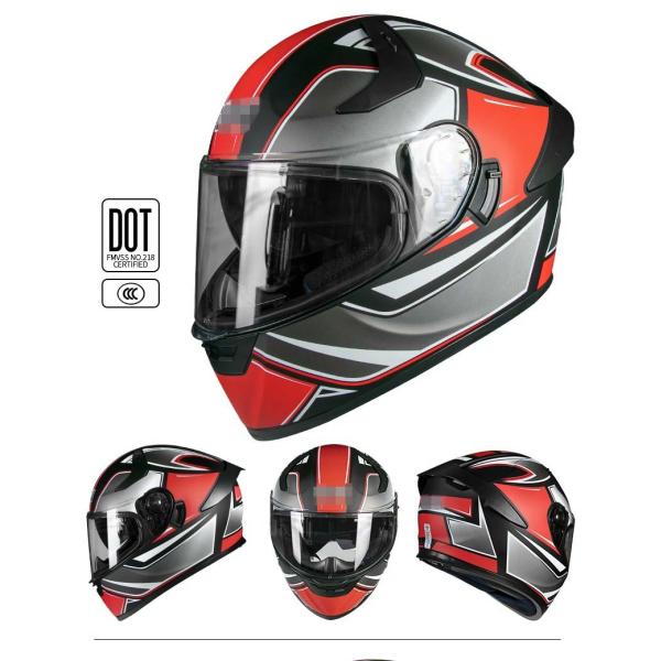 High Density EPS Liner DOT Approved Full Face Helmet for Motorcycle and Mountain Bike