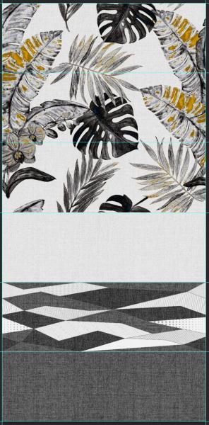 Living Room Glossy Decorative Ceramic Tile  /  Inkjet Glazed Porcelain Tile