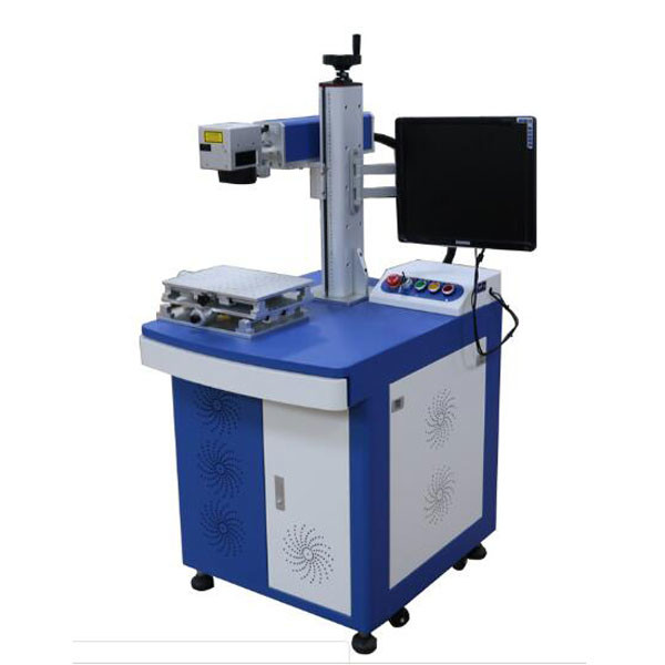 Expiry Date Marking Laser Marking Equipment 20w Desktop With Conveyer Belt