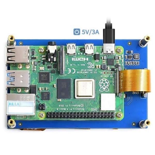 Угол наблюдения дисплея 800x480 Pi Dsi поленики дюйма HDMI CTP 4,3 полный