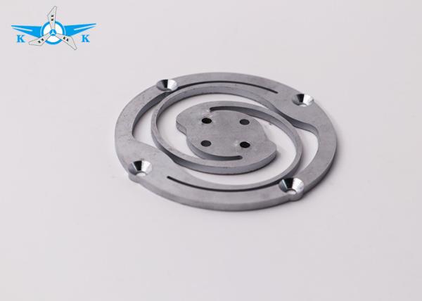 High Precision Carbon Fiber Components Customized Size Silver Color