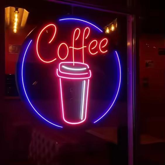 Shop Restaurant LED Neon Sign Lighted Bar Signs 6mm 8mm 10mm  Led Light Up Sign