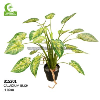 Plantas em pasta artificiais do assoalho de H60cm