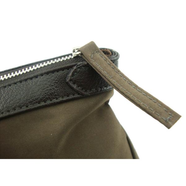 Custom Logo Travel Accessory Bag , Travel Cosmetics Pouch Brown Color