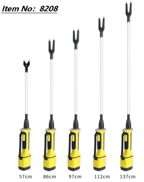 escándalo eléctrico 10000V amarillo del ganado de los 58cm recargable con la manija antirresbaladiza