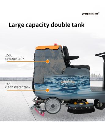 Customized Garage Floor Scrubber And Dryer Machine Self Driving