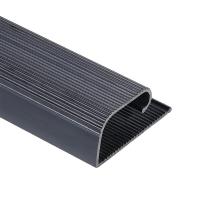 Wholesale PVC Electronic Wire Cable Pipe Floor Trunking Pipe J Channel PVC Management Plastic Profiles Customized