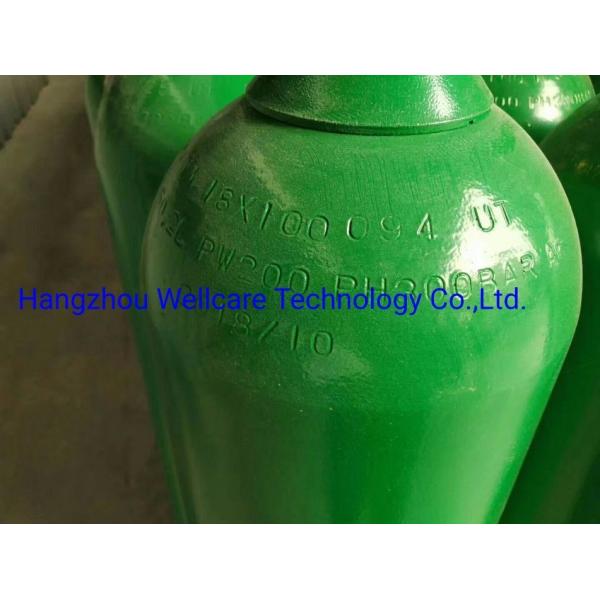 ISO Tped High Pressure Seamless 40L Empty Medical Oxygen Gas Cylinder for Peru India