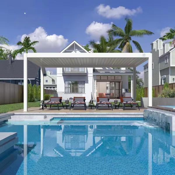 Low Maintenance Aluminium Pergola Outdoor Protect Plants And Beautify Your Garden With A Green Roof