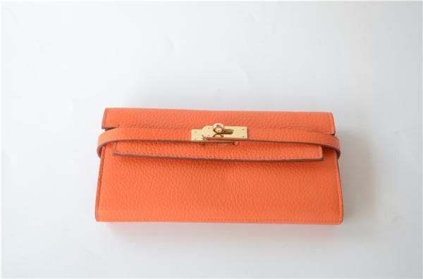 Korean version of the first layer of leather wallet leather wallet long section of female