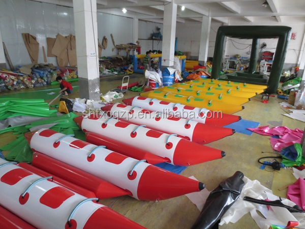 Portable Inflatable Flyfish Banana Boat Set PVC Material Easy Setup Water Sports Equipment Adults Family Fun Outdoor Adventures