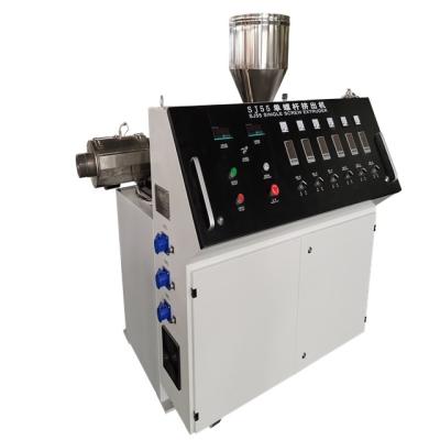 Máquina plástica da extrusora de único parafuso da palha 20kg/H do laboratório