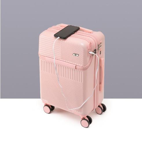 Nueva maleta con ruedas multidireccionales combinación de candado maleta de viaje maleta de cuero para hombres y mujeres maleta de cáscara dura