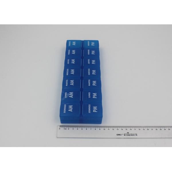 Green Large Plastic Pill Box Organizer Storage Case For Promotional Gift