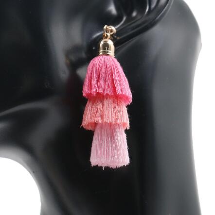 Tassel Earrings for ladies hot sell alloy tassel earrings