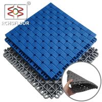 Élastomère thermoplastique modulaire sport carreaux 410g plancher de terrain de basket-ball pour la cour arrière