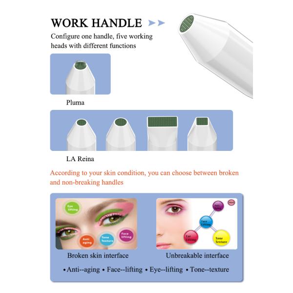 equipo de spa de salón de belleza de radiofrecuencia fraccionada máquinas faciales máquina de masaje de contorno corporal rf