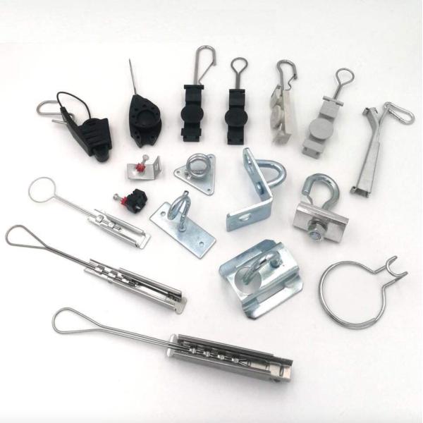 Наземные принадлежности Футфайбры оптические капли проволока зажим пластмассовый подвесный зажим