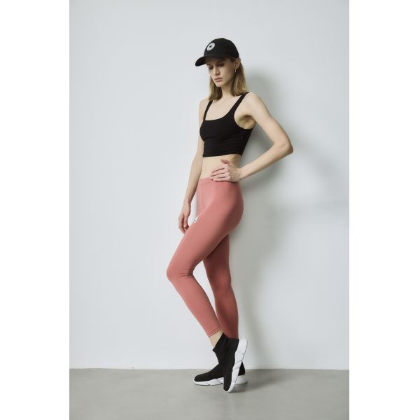 Black Yoga Wear  Custom Base Layer 7/8 Leggings High Waist  Cropped Sports Bra