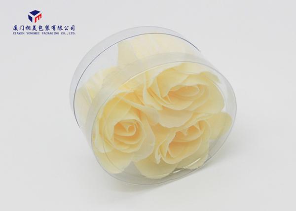 Reusable Materials Clear Plastic Cylinder Packaging Tubes Dia 7cm Easy Carrying