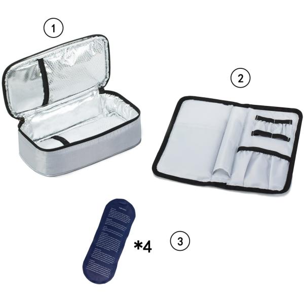 Insulin Cooler Travel Bag with Insulation Liner Keep Your Medication Cold and Organized