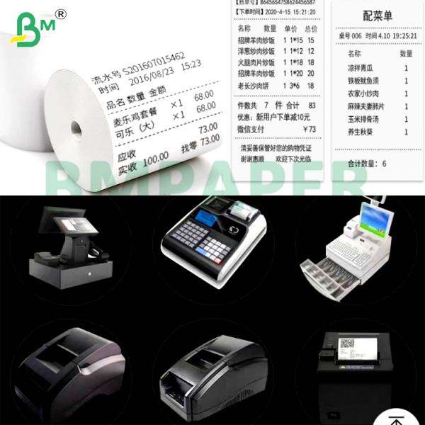 55g 80g 400mm 405mm 565mm White Thermal Paper Rolls for Lottery ATM Labels & Records 55g 80g 400mm 405mm 565mm Rollos de papel térmico blanco para los cajeros automáticos de lotería Etiquetas y registros