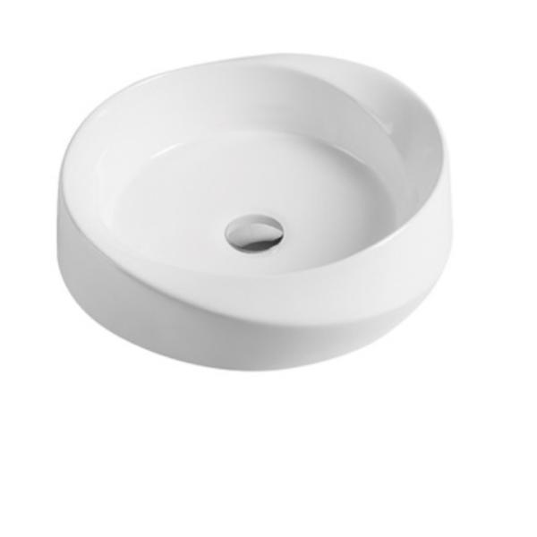 Lavabo en céramique de haute qualité au design moderne pour salle de bain d'hôtel